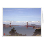 Golden Gate Bridge-SanFrancisco Digital Watercolor cards