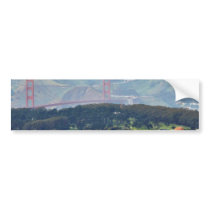 Golden Gate Bridge Seen From Twin Peaks bumper stickers