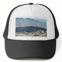 Golden Gate Bridge Seen From Twin Peaks hats
