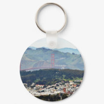 Golden Gate Bridge Seen From Twin Peaks keychains