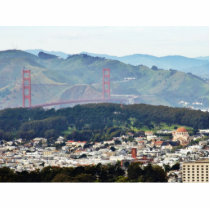 Golden Gate Bridge Seen From Twin Peaks photo sculptures
