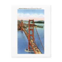 Golden Gate Bridge, SF, Ca Post Card