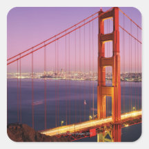 Golden Gate Bridge Square Sticker