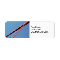 Golden Gate Bridge Suspension Cable address label labels
