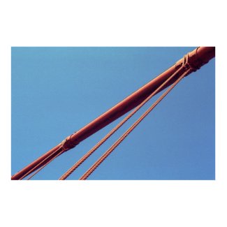 Golden Gate Bridge Suspension Cable print