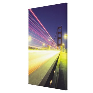 Golden Gate Bridge, traffic lights, San Stretched Canvas Prints