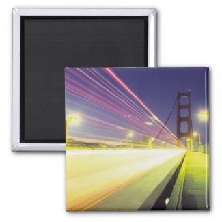 Golden Gate Bridge, traffic lights, San Refrigerator Magnets