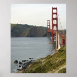 Golden Gate bridge with view to Marin County Print
