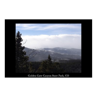 Golden Gate Canyon State Park Poster by deerbourne