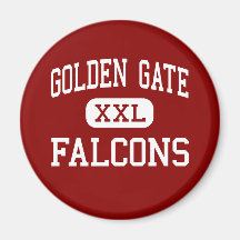 Golden Gate - Falcons - Middle - Naples Florida Refrigerator Magnet
