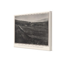 Golden Gate from Ashbury & 17th streets Stretched Canvas Prints