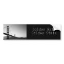 Golden Gate Golden State bumper stickers by efatima Golden Gate Golden State bumper stickers