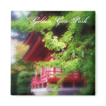 Golden Gate Park's Japanese Tea Gardens Fridge Magnets