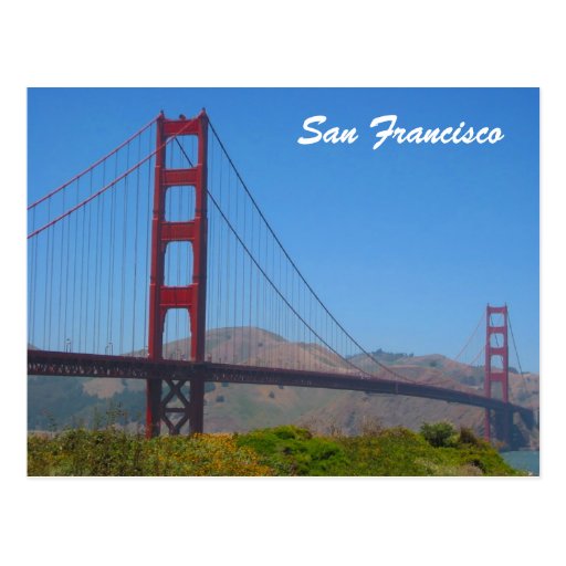 golden gate post cards