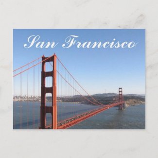 Golden Gate, San Francisco Postcard