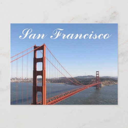 Golden Gate, San Francisco Postcard zazzle_postcard