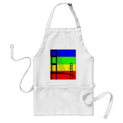 Golden Gay Apron by lonvig