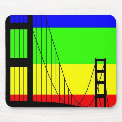 Golden Gay Mouse Mat by lonvig
