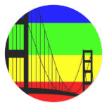 Golden Gay Sticker