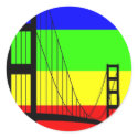 Golden Gay stickers by lonvig Golden Gay stickers