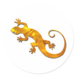 Golden Gecko Stickers