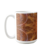 Golden Gem Fractal mugs by Perlyyyy Golden Gem Fractal mugs