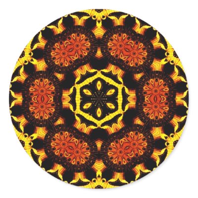 Golden Geometrica Sticker sticker