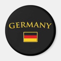 Golden Germany Fridge Magnets