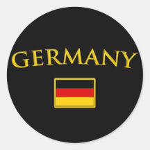 Golden Germany Stickers