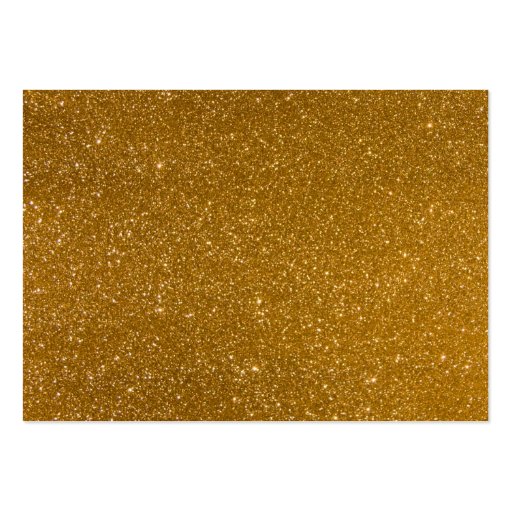 Golden glitter business card (front side)