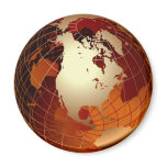 GOLDEN GLOBE FRIDGE MAGNET