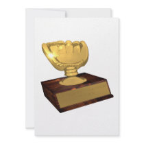 Golden Glove Award Personalized Announcement