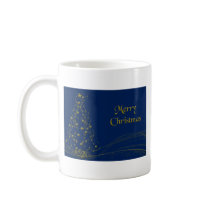 Golden Glow Christmas Tree mugs