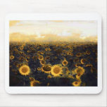 Golden Glow Sunflower Scape Mousepad