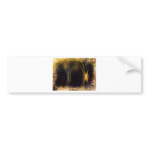 Golden Glow Waterscape Bumper Sticker
