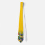 Golden Glow Wildflower Art Tie