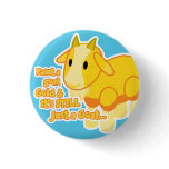 Golden Goat Button