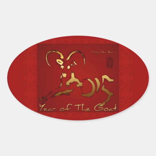new year golden goat golden goat new year sticker zazzle new year golden goat golden goat new year sticker zazzle