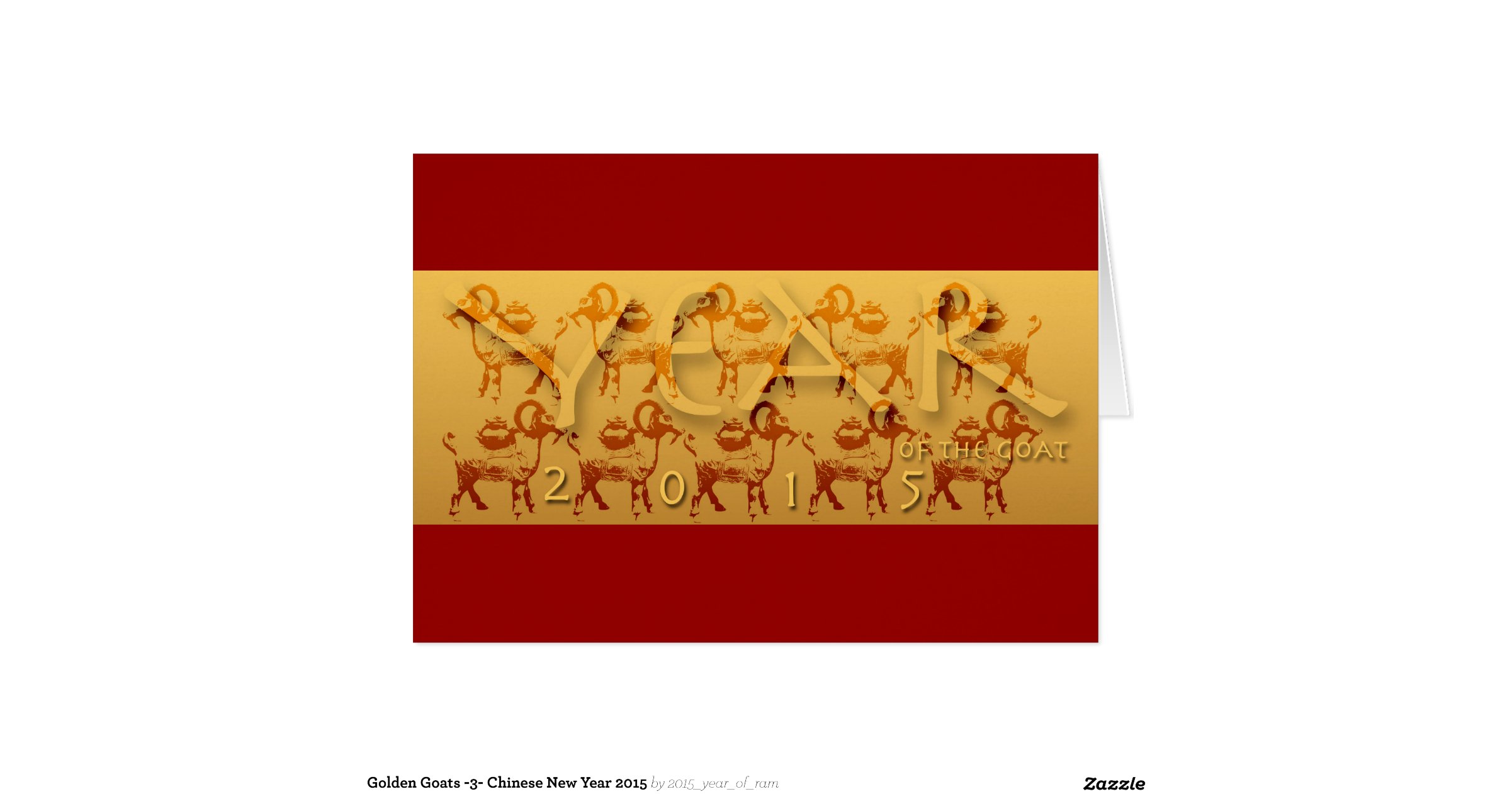 new year golden goat golden goats 3 new year 2015 greeting card zazzle new year golden goat golden goats 3 new year 2015 greeting card zazzle