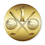 GOLDEN GOLF REFRIGERATOR MAGNETS