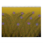 golden grass wall calendar