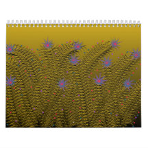 golden grass wall calendar