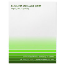 golden green swatch letterhead