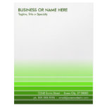 golden green swatch letterhead