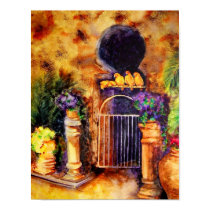 Golden Guardians Fine Art Print by jaisjewels Golden Guardians Fine Art Print
