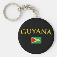 Golden Guyana Keychains
