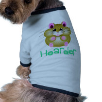 Golden Hamster - "Hoarder" Dog T Shirt