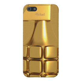 Golden Hand Grenade iPhone 5 Case