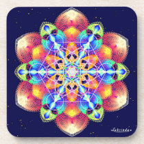 Golden Harmonics cork coasters