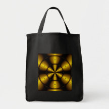 golden grocery bag